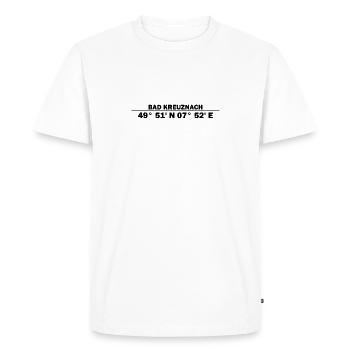 Bad Kreuznach coordinates - Men's Premium Organic T-Shirt - white - Front - Nico (187cm)