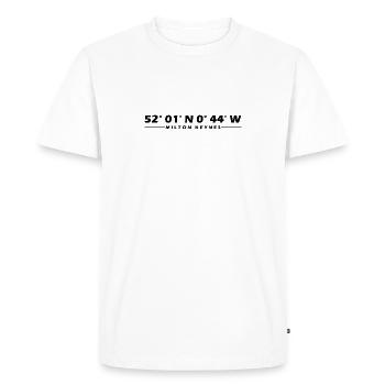 Milton Keynes coordinates - Men's Premium Organic T-Shirt - white - Front - Nico (187cm)