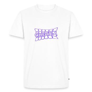 Name Chiara - Men's Premium Organic T-Shirt - white - Front - Nico (187cm)