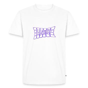 Name: Daisy - Men's Premium Organic T-Shirt - white - Front - Nico (187cm)