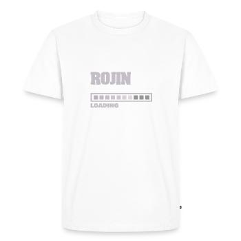 Rojin bébé - T-shirt Premium bio Homme - blanc - Devant - Nico (187cm)