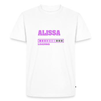 Bébé Alissa - T-shirt Premium bio Homme - blanc - Devant - Nico (187cm)