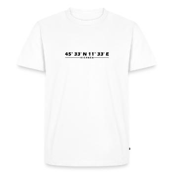 Vicenza Coordinates - Men's Premium Organic T-Shirt - white - Front - Nico (187cm)