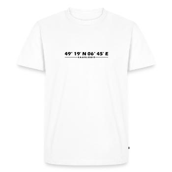 Saarlouis coordinates - Men's Premium Organic T-Shirt - white - Front - Nico (187cm)
