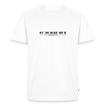 Terrassa coordinates - Men's Premium Organic T-Shirt - white - Front - Nico (187cm)
