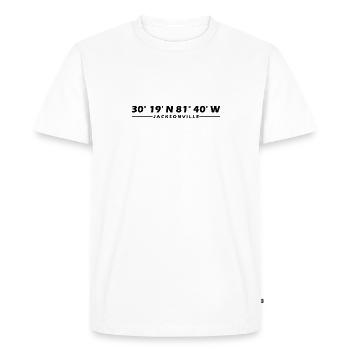 Jacksonville Coordinates - Men's Premium Organic T-Shirt - white - Front - Nico (187cm)