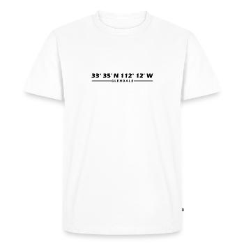 Glendale Coordinates - Men's Premium Organic T-Shirt - white - Front - Nico (187cm)