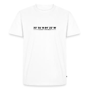 Sandy Springs Coordinates - Men's Premium Organic T-Shirt - white - Front - Nico (187cm)