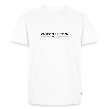 Davie coordinates - Men's Premium Organic T-Shirt - white - Front - Nico (187cm)