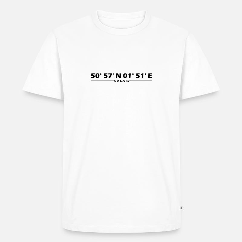 Calais coordinates - Men's Premium Organic T-Shirt - white