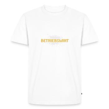 Emploi Économiste d’entreprise - T-shirt Premium bio Homme - blanc - Devant - Nico (187cm)