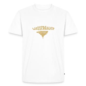Ingénieurs hydrauliques - T-shirt Premium bio Homme - blanc - Devant - Nico (187cm)