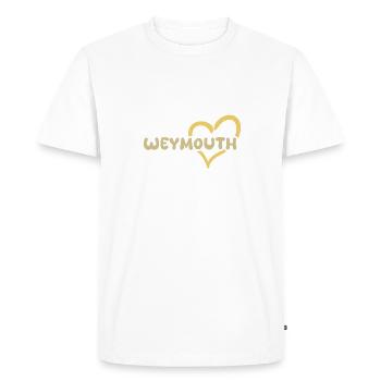 Gift for Weymouth - Men's Premium Organic T-Shirt - white - Front - Nico (187cm)