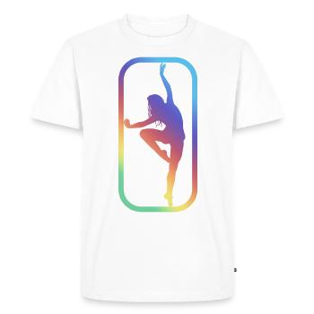 dancer - Men's Premium Organic T-Shirt - white - Front - Nico (187cm)
