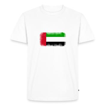 United Arab Emirates - Men's Premium Organic T-Shirt - white - Front - Nico (187cm)