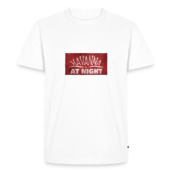 La Havane - T-shirt Premium bio Homme - blanc - Devant - Nico (187cm)