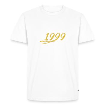1999 - Men's Premium Organic T-Shirt - white - Front - Nico (187cm)