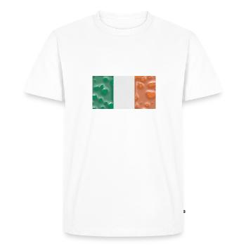 Irlande - T-shirt Premium bio Homme - blanc - Devant - Nico (187cm)