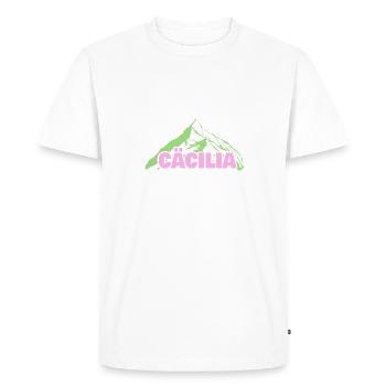 Cadeau pour Cecilia - T-shirt Premium bio Homme - blanc - Devant - Nico (187cm)
