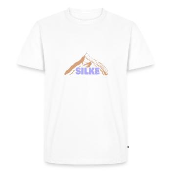 Gift idea Silke - Men's Premium Organic T-Shirt - white - Front - Nico (187cm)