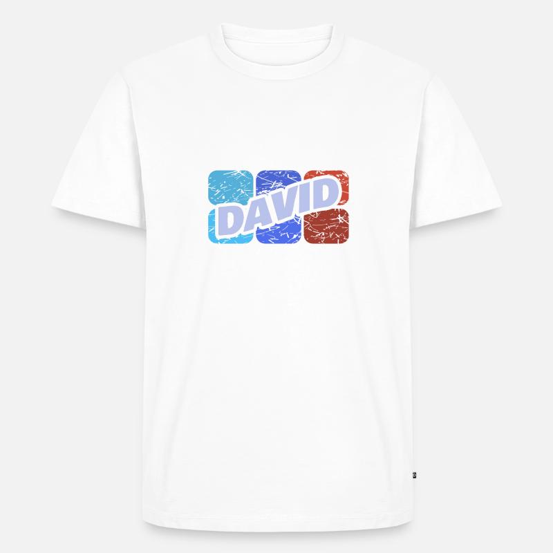 David als David - Männer Premium Bio T-Shirt - undefined