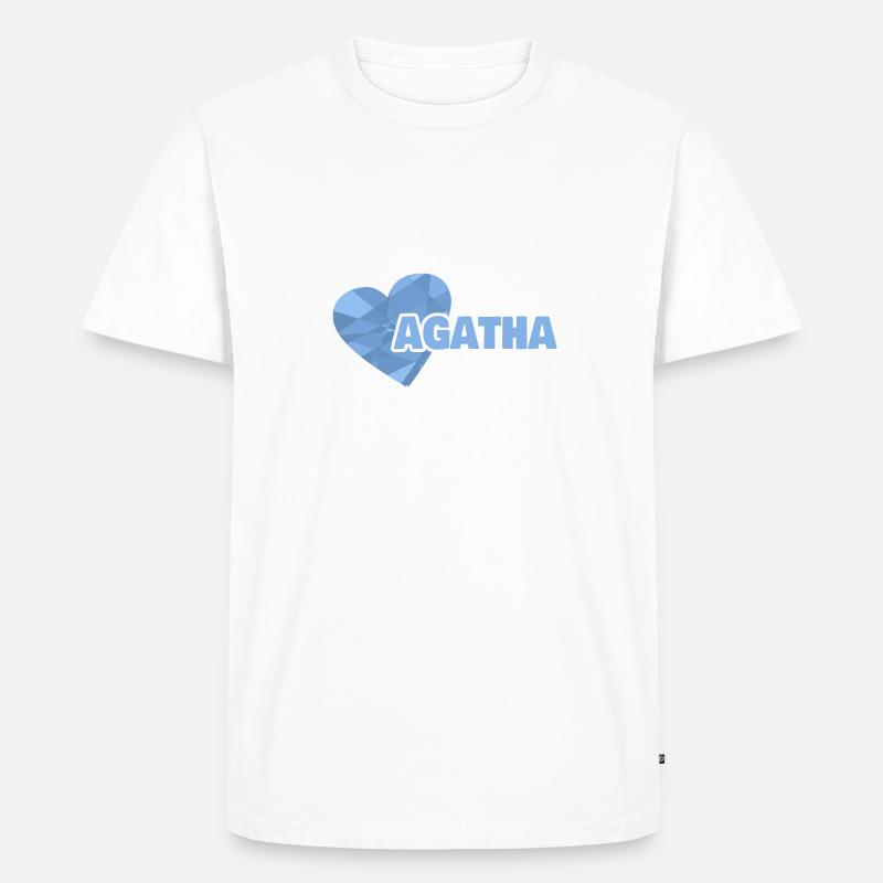 Agatha - Männer Premium Bio T-Shirt - undefined