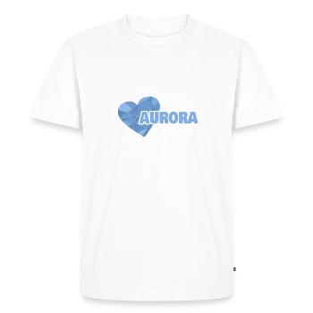 Mama Aurore - T-shirt Premium bio Homme - blanc - Devant - Nico (187cm)