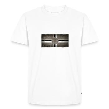 Dominique - T-shirt Premium bio Homme - blanc - Devant - Nico (187cm)