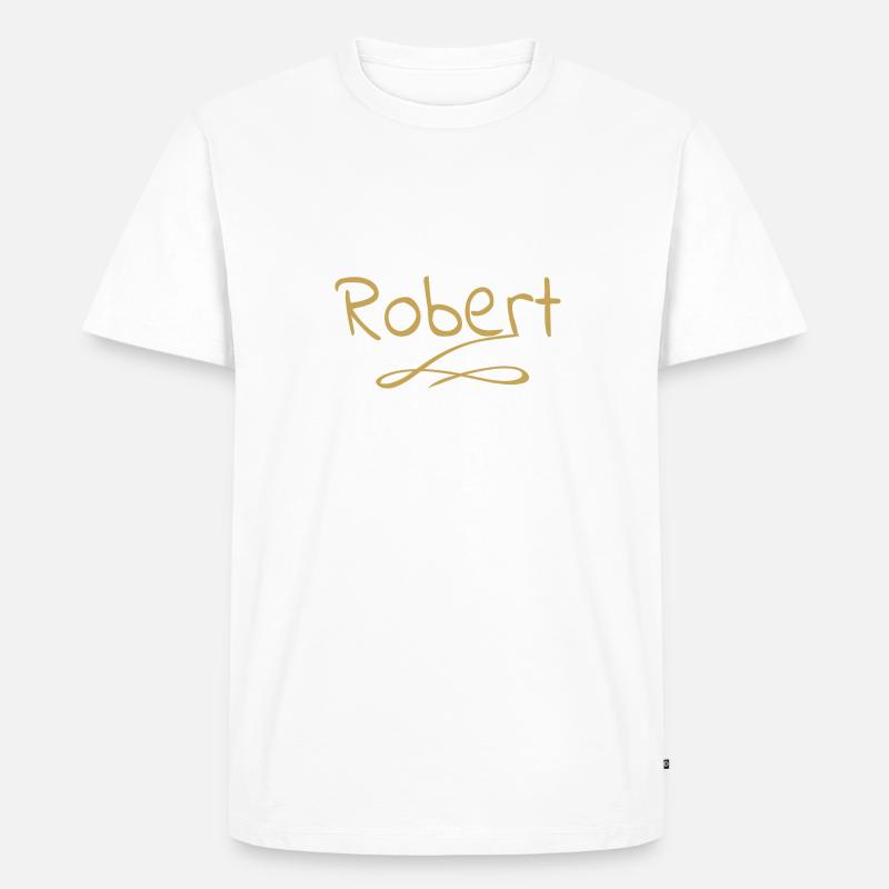 robert - Männer Premium Bio T-Shirt - undefined