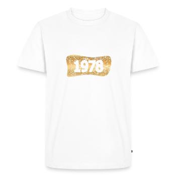 1978 - T-shirt Premium bio Homme - blanc - Devant - Nico (187cm)