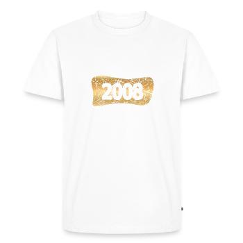 Goldbarrren 2008 - T-shirt Premium bio Homme - blanc - Devant - Nico (187cm)