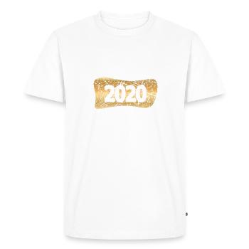 2020 - T-shirt Premium bio Homme - blanc - Devant - Nico (187cm)