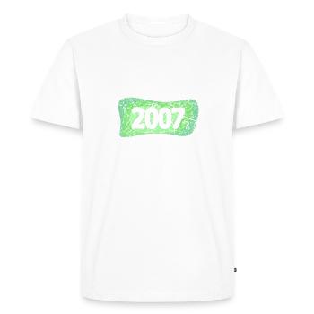 2007 - Men's Premium Organic T-Shirt - white - Front - Nico (187cm)