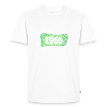 1966 1966 - T-shirt Premium bio Homme - blanc - Devant - Nico (187cm)