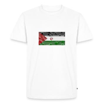 Cadeau pour le Sahara Occidental - T-shirt Premium bio Homme - blanc - Devant - Nico (187cm)