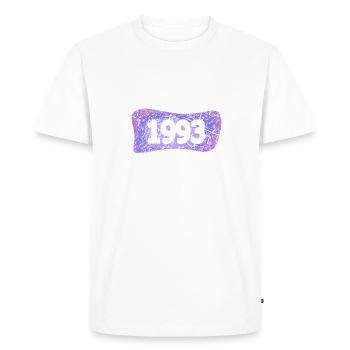 1993 - T-shirt Premium bio Homme - blanc - Devant - Nico (187cm)