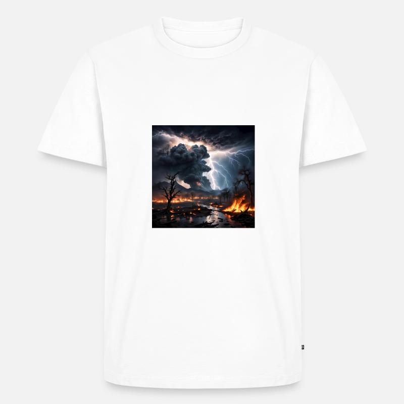 Apokalypse - Männer Premium Bio T-Shirt - Weiß