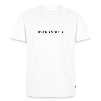 Cuautla, Mexique - T-shirt Premium bio Homme - blanc - Devant - Nico (187cm)