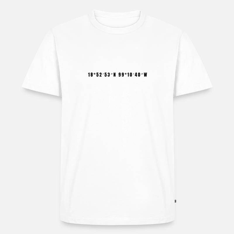 Jiutepec Mexiko - Männer Premium Bio T-Shirt - Weiß