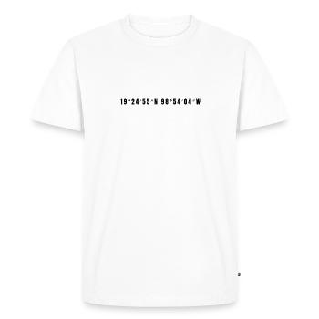 Chicoloapan Mexico - Men's Premium Organic T-Shirt - white - Front - Nico (187cm)