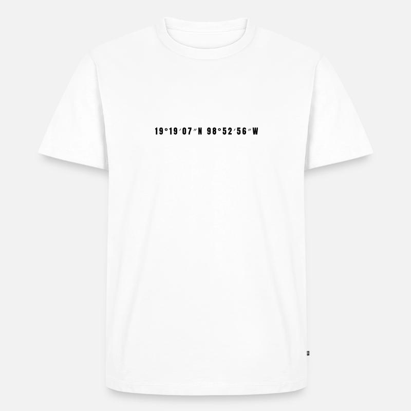 Ixtapaluca Mexiko - Männer Premium Bio T-Shirt - Weiß