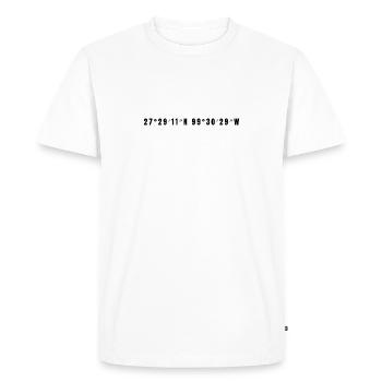 Nuevo Laredo, Mexique - T-shirt Premium bio Homme - blanc - Devant - Nico (187cm)
