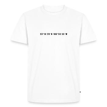 Mazatlán, Mexico - Men's Premium Organic T-Shirt - white - Front - Nico (187cm)