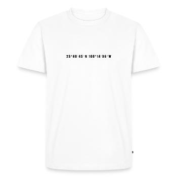 Guadalupe, Mexique - T-shirt Premium bio Homme - blanc - Devant - Nico (187cm)