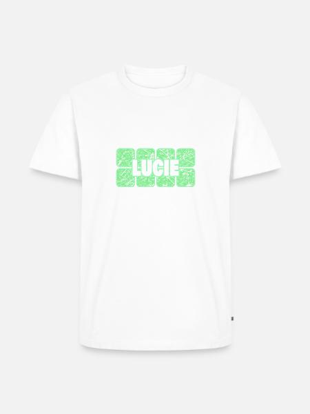 First name Lucie - Men's Premium Organic T-Shirt - 