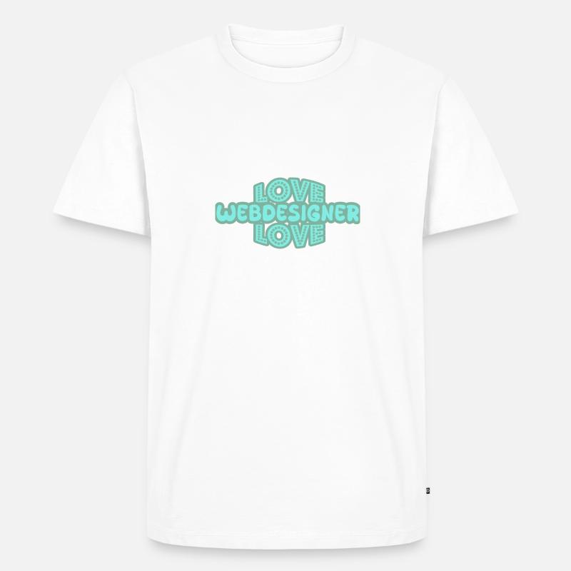 Webdesigner als Spruch - Männer Premium Bio T-Shirt - undefined