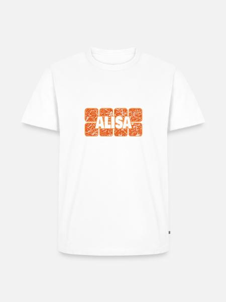 First name Alisa - Men's Premium Organic T-Shirt -