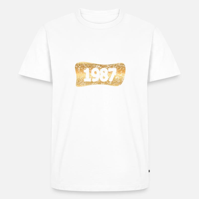 Goldbarrren 1987 - Männer Premium Bio T-Shirt - undefined