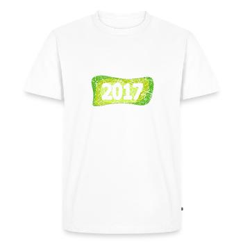 2017 - Men's Premium Organic T-Shirt - white - Front - Nico (187cm)