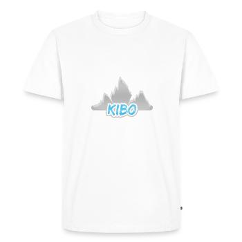 Mount Kibo - Men's Premium Organic T-Shirt - white - Front - Nico (187cm)
